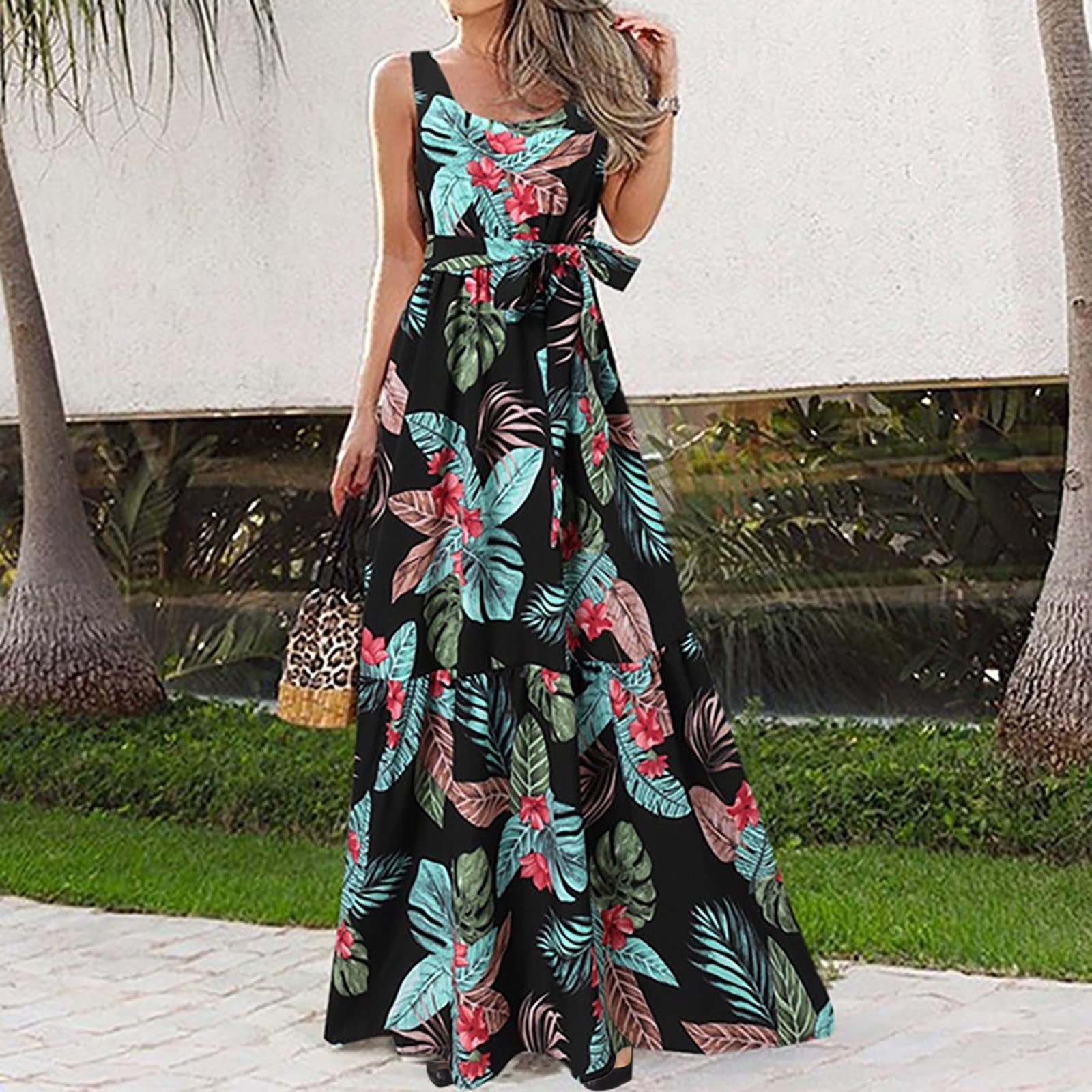 tropical formal dress